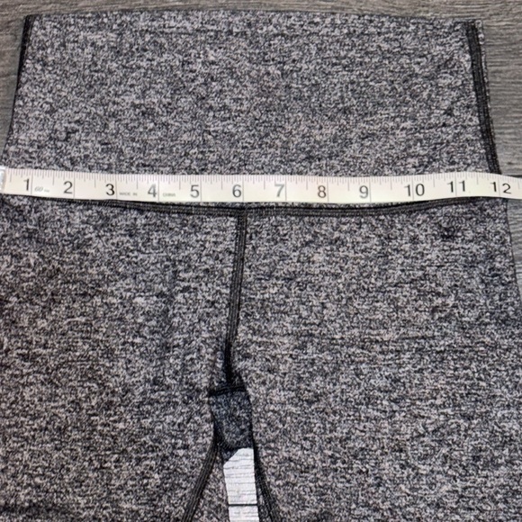 Lululemon Wunder Under Heathered Black Legging Size 4 - Picture 12 of 14